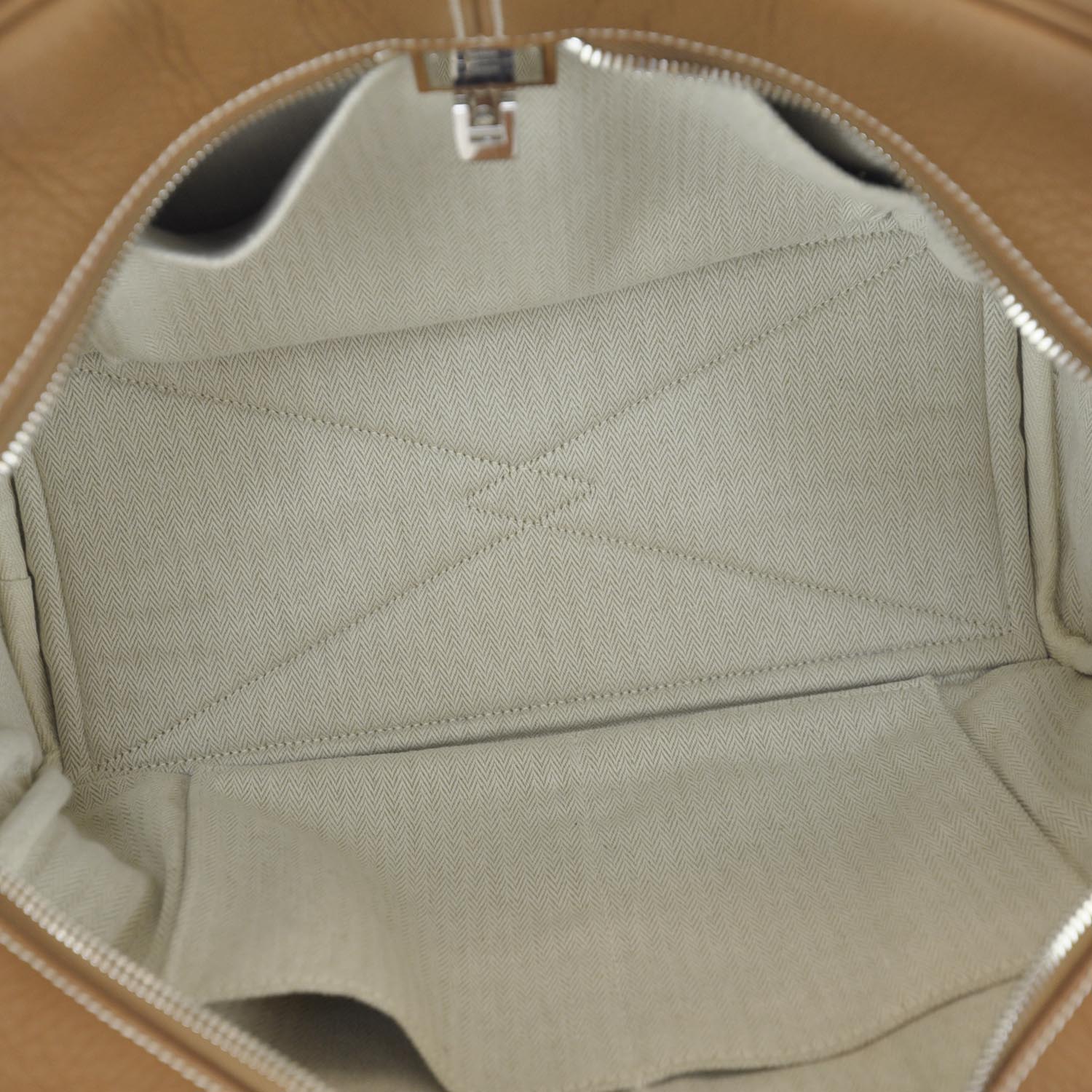 Hermes Taurillon Clemence Victoria 35 Gold 7 of 9