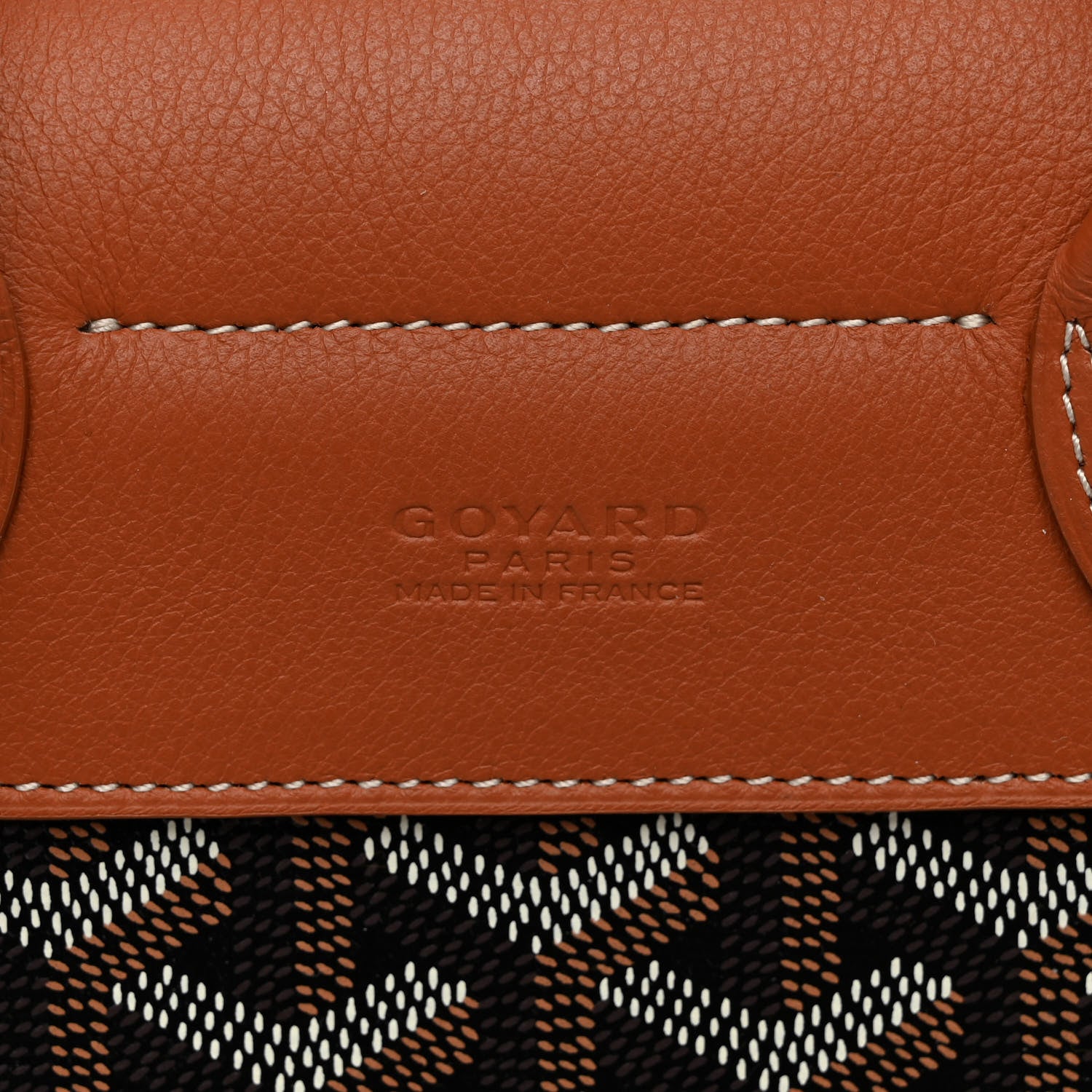 Goyard Goyardine Calfskin Mini Alpin Backpack Black Gold 6 of 11