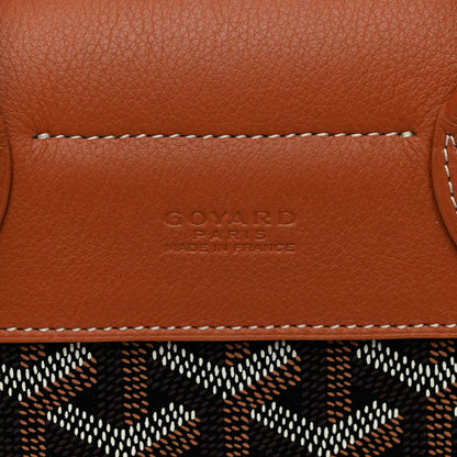 Goyard Goyardine Calfskin Mini Alpin Backpack Black Gold 6 of 11