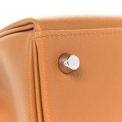 Hermes Evercolor Verso Kelly Retourne 28 Caramel Rose d'Ete 7 of 36