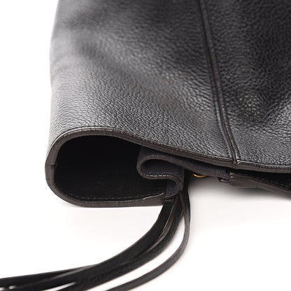 Chloe Smooth Calfskin Medium Milo Shopping Tote Black 8 of 12
