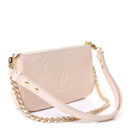 Louis Vuitton Empreinte Monogram Giant Multi Pochette Accessories Cream 2 of 4