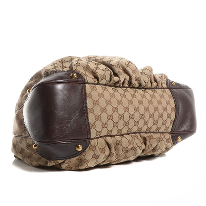 Gucci Monogram Large Jockey Hobo Brown 4 of 7