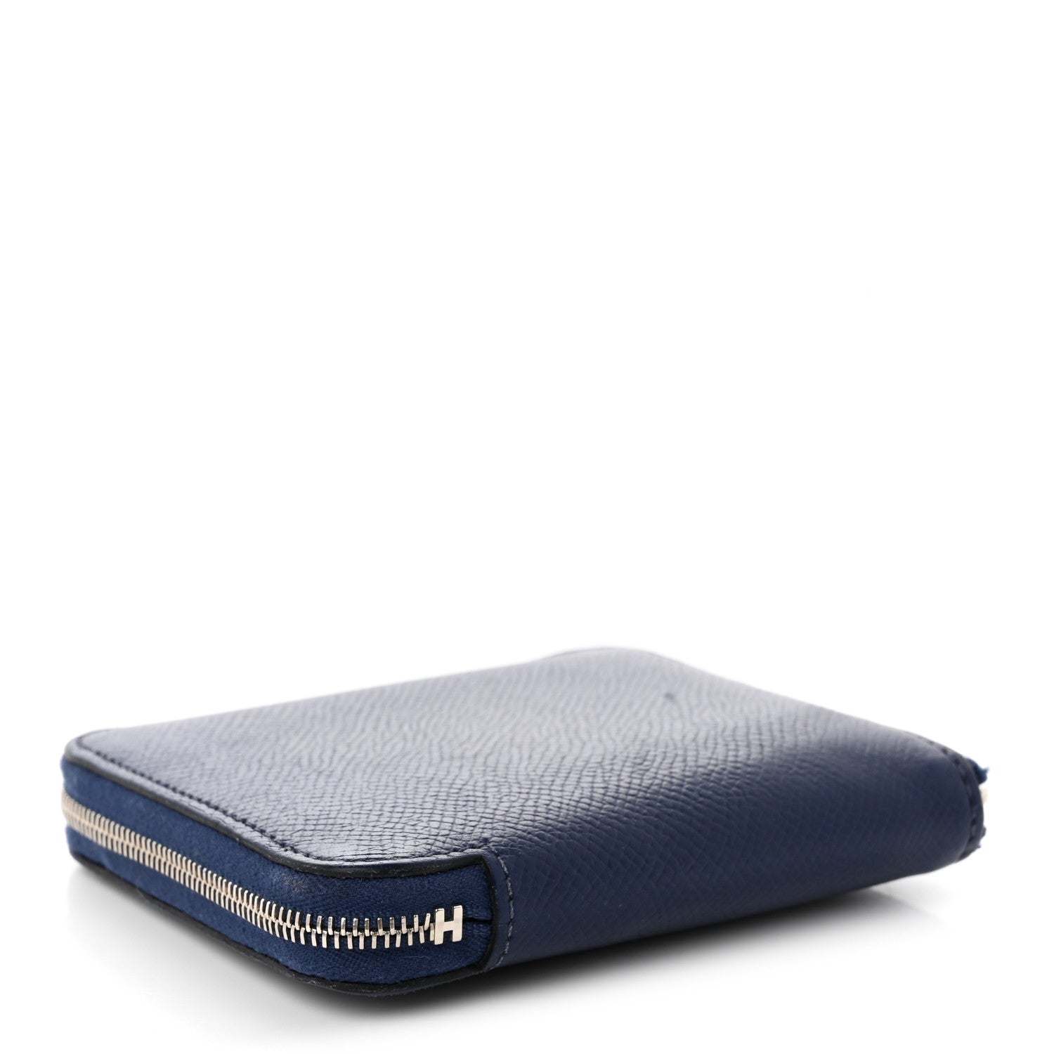 Hermes Epsom Silk'In Compact Wallet Bleu Saphir 4 of 15