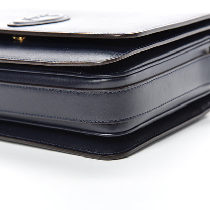 Saint Laurent Calfskin Medium Le 61 Shoulder Bag Navy 9 of 14