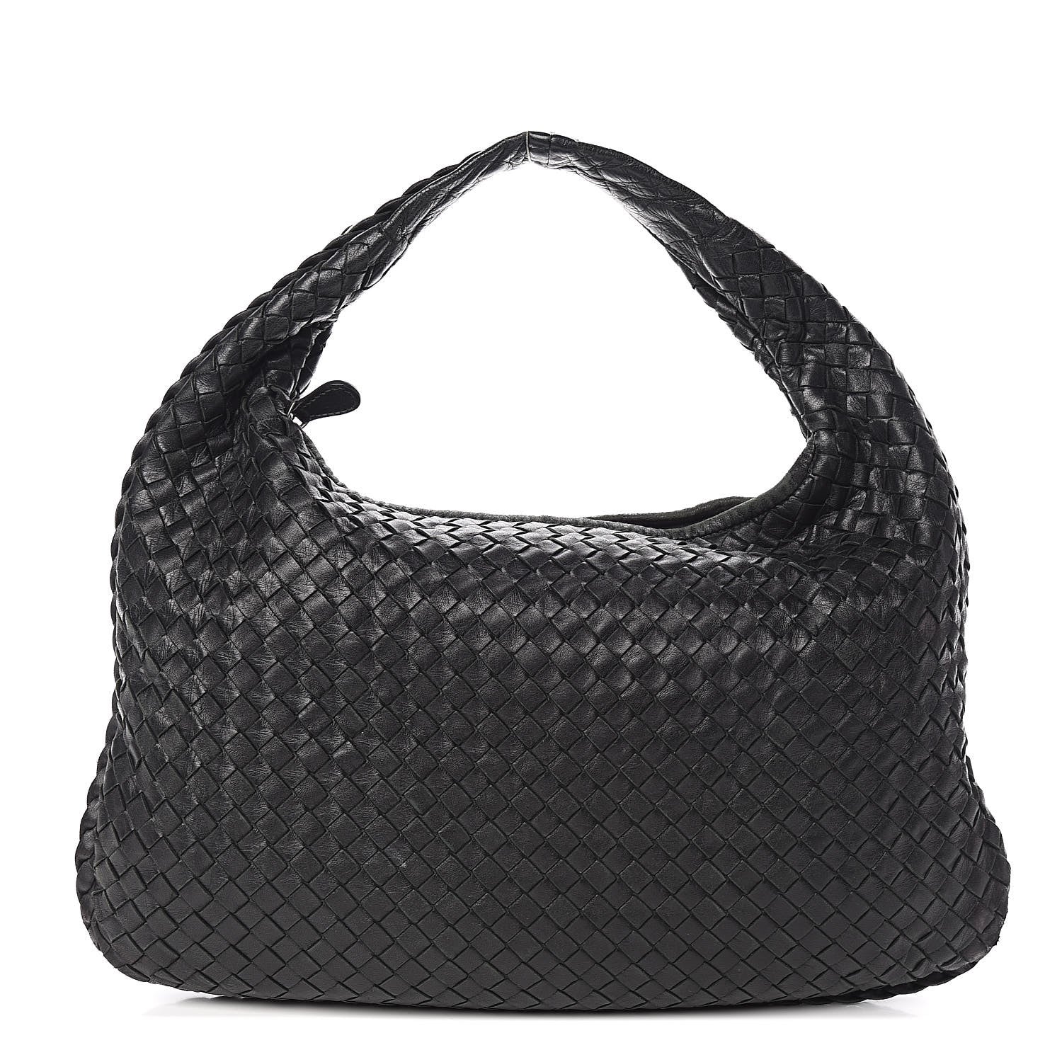 Bottega Veneta Nappa Intrecciato Medium Veneta Hobo Black 1 of 12