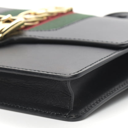 Gucci Calfskin Sylvie Belt Bag 95 34 Black 10 of 12
