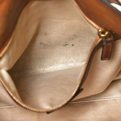 Valentino Garavani Buffed Calfskin Medium Twinkle Studs Hobo Camel 20 of 23