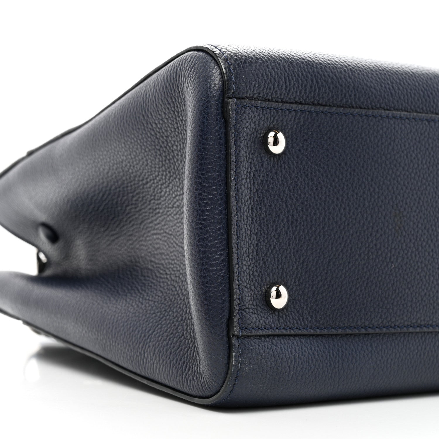 Chanel Grained Calfskin Small Neo Executive Shopper Tote Navy 10 of 12
