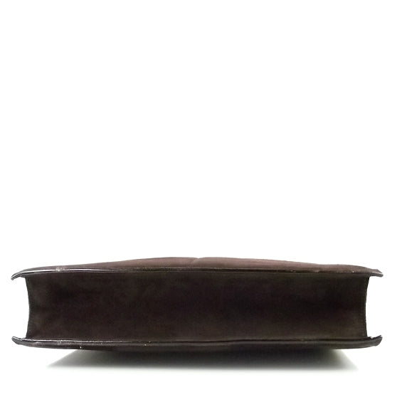 Gucci Suede Shoulder Bag Brown 5 of 8