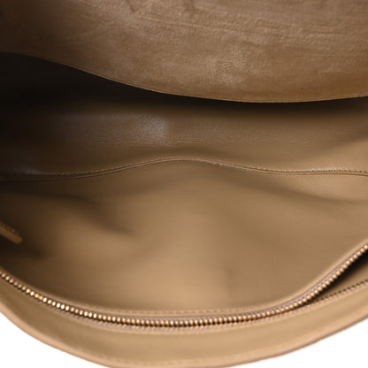 Chanel Suede Calfskin Small Souplissimo Maxi Flap Dark Beige 5 of 10