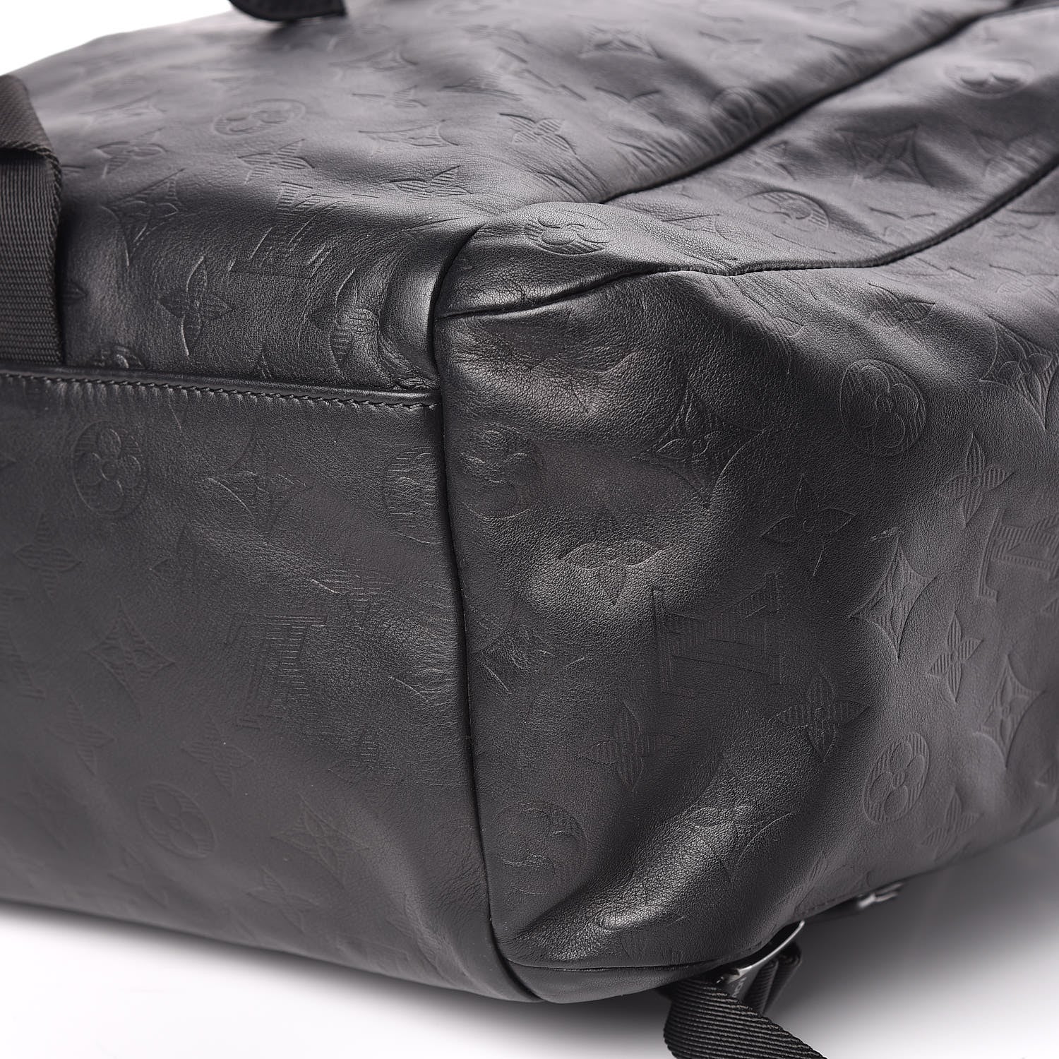 Louis Vuitton Calfskin Monogram Shadow Discovery Backpack Black 6 of 9