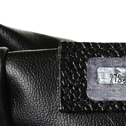 Chanel Caviar XL Weekender Bag Black 7 of 24
