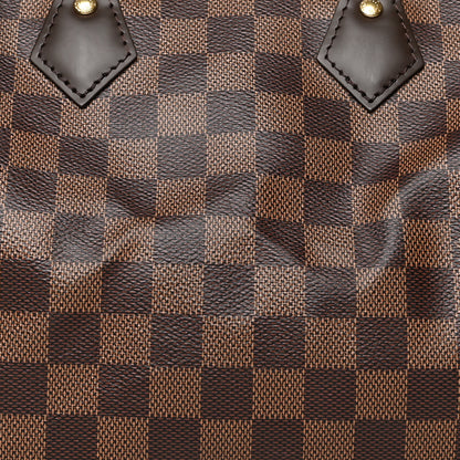 Louis Vuitton Damier Ebene Speedy Bandouliere 25 8 of 12