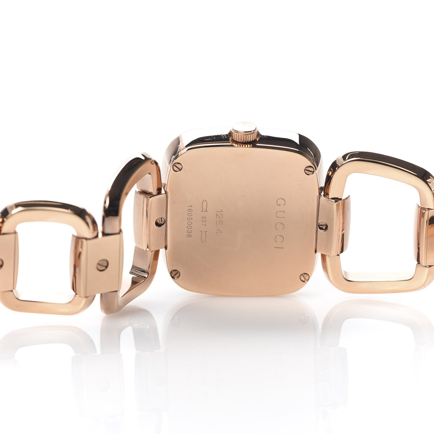 Gucci Stainless Steel Diamond 32mm G-Gucci Square Quartz Watch Black 7 of 9