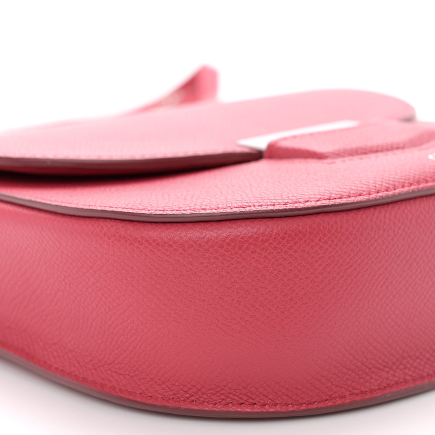 Grained Calfskin Small Trotteur Bubble Pink