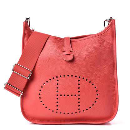 Hermes Taurillon Clemence Evelyne III PM Bougainvillea 1 of 11
