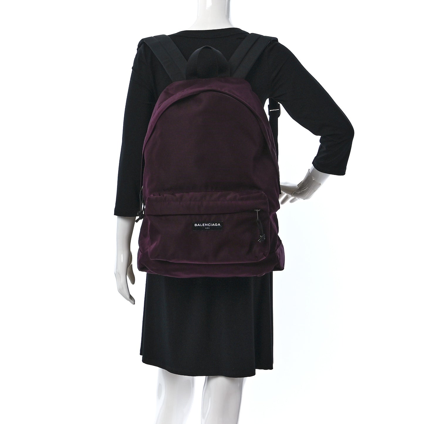 Nylon Canvas Explorer Backpack Bordeaux