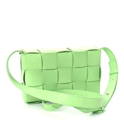 Bottega Veneta Nappa Maxi Intreccio Cassette Bag Pistachio 3 of 8