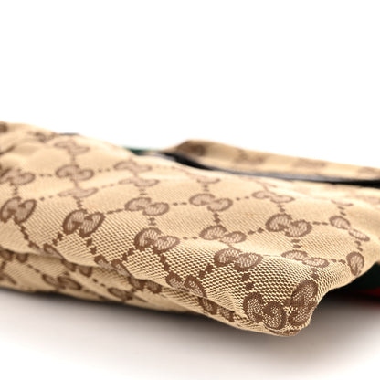 Gucci GG Monogram Web Double Pocket Belt Bag Dark Brown 12 of 12