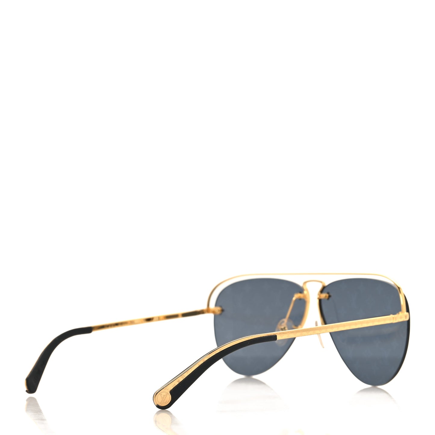 Metal Monogram Grease Sunglasses Z1172E Gold
