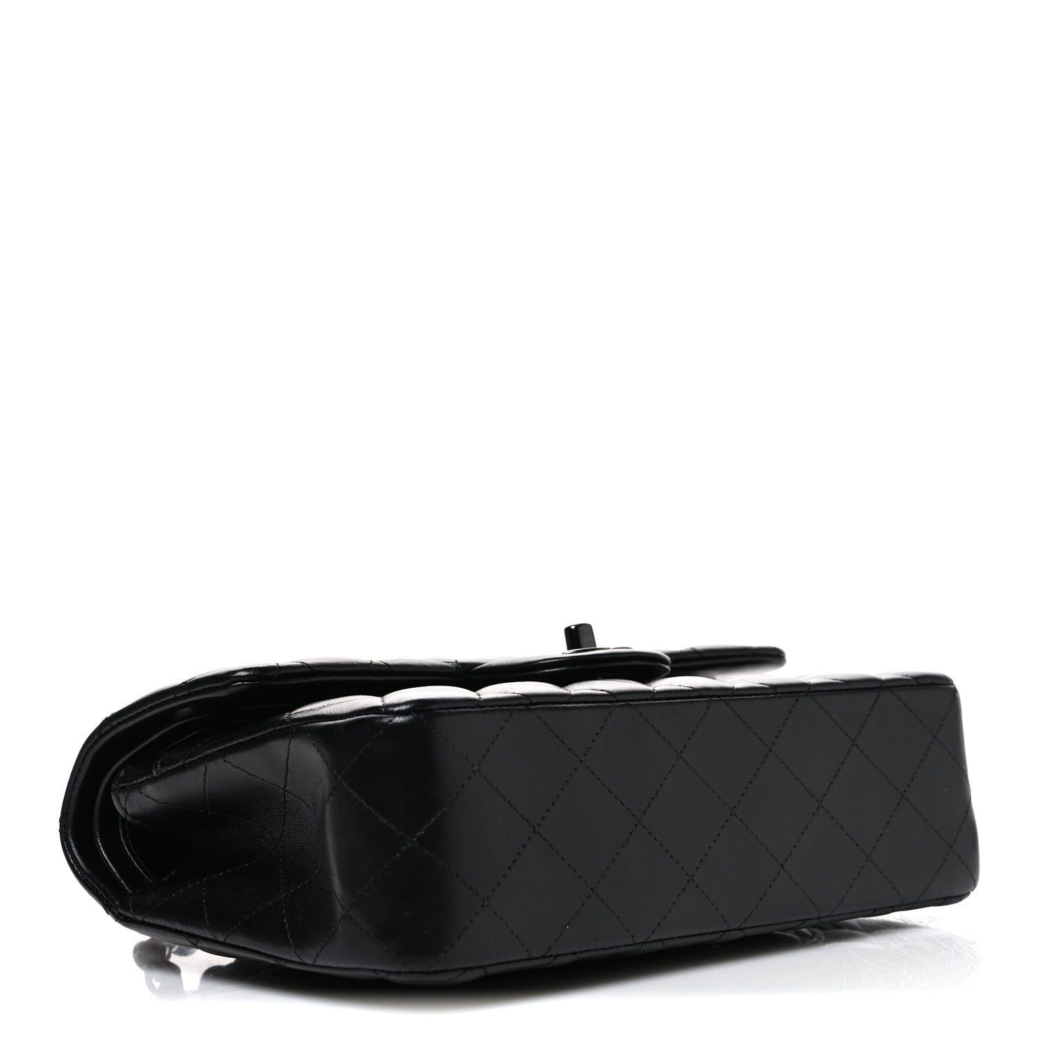 Chanel Lambskin Quilted Small Double Flap So Black 3 of 9