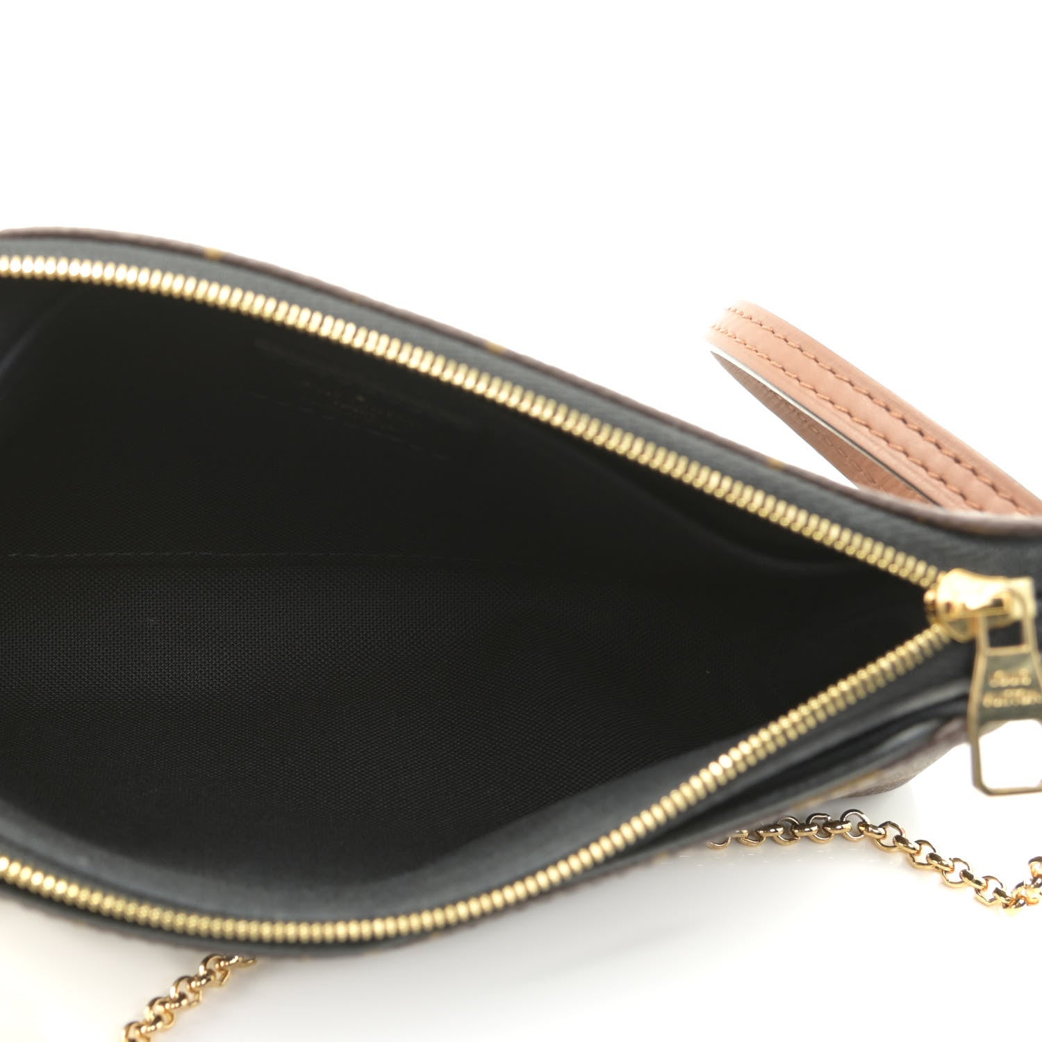 Louis Vuitton Monogram Pallas Clutch Black 7 of 10