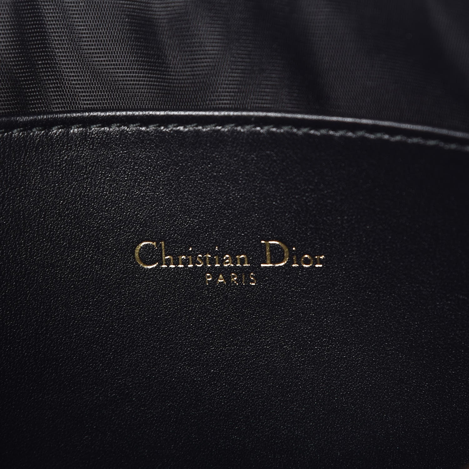 Christian Dior Crinkled Calfskin J'Adior Flat Clutch Black 6 of 6