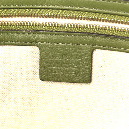 Gucci GG Supreme Monogram Medium Nice Tote Green 6 of 16