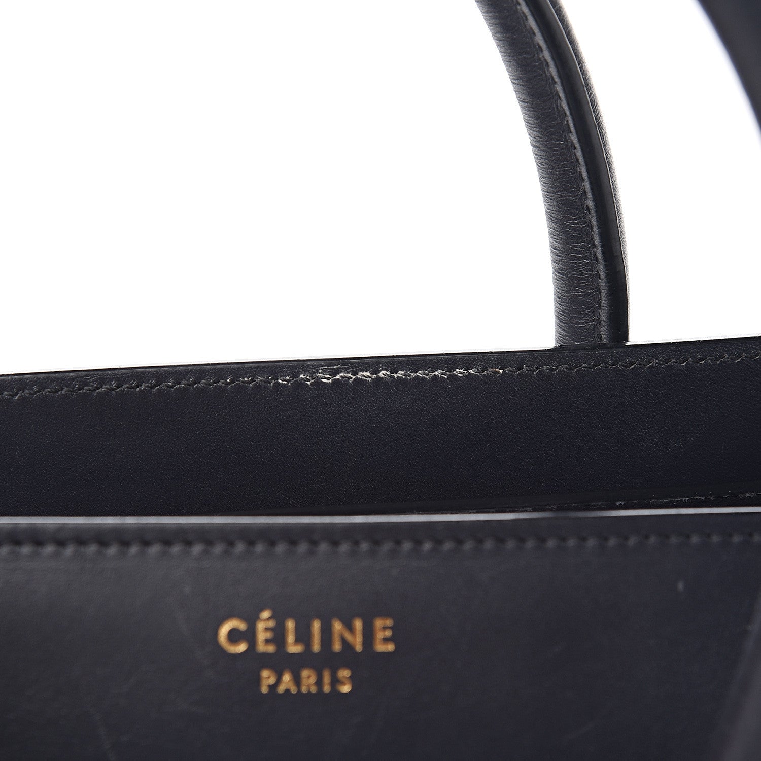 Celine Smooth Calfskin Micro Tri-Color Luggage Bright Orange 10 of 15
