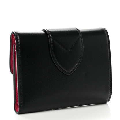 Louis Vuitton Smooth Calfskin LV Pont 9 Compact Wallet Black 3 of 8