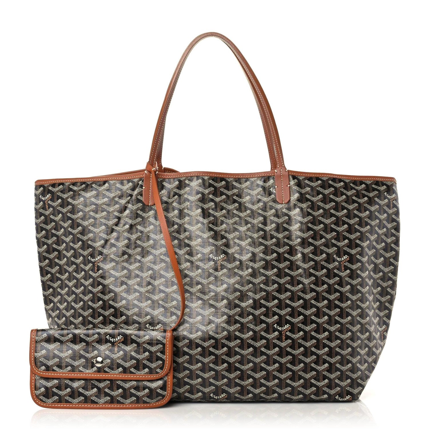 Goyard Goyardine Saint Louis GM Black Gold 1 of 13