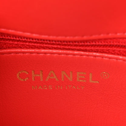 Chanel Lambskin Quilted Small Trendy CC Flap Dual Handle Bag Red 7 of 9