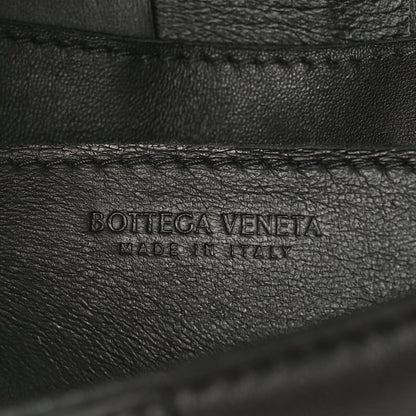 Bottega Veneta Lambskin Maxi Intreccio Small Cassette Crossbody Bag Black 6 of 9