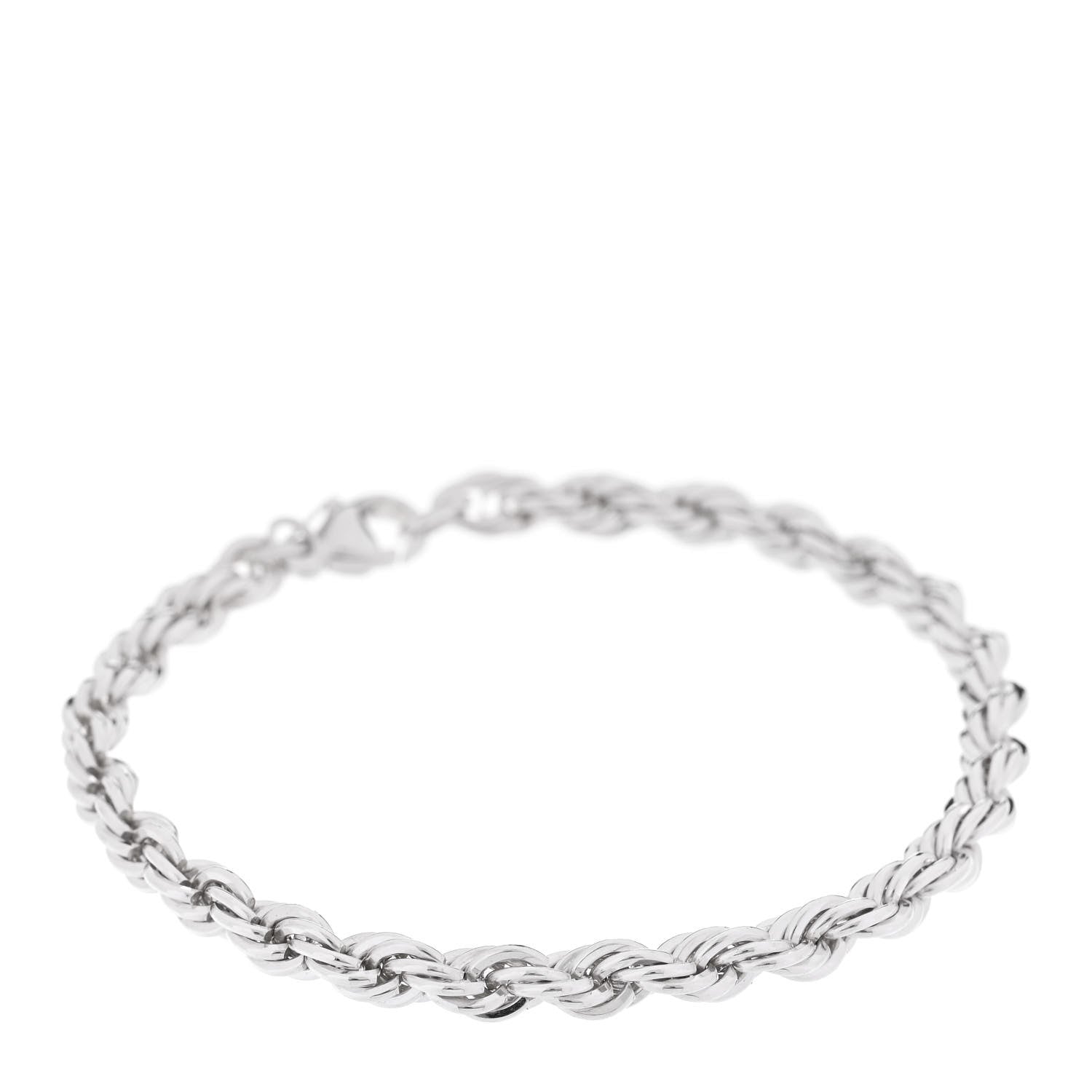 Tiffany Sterling Silver Rope Chain Bracelet 1 of 4