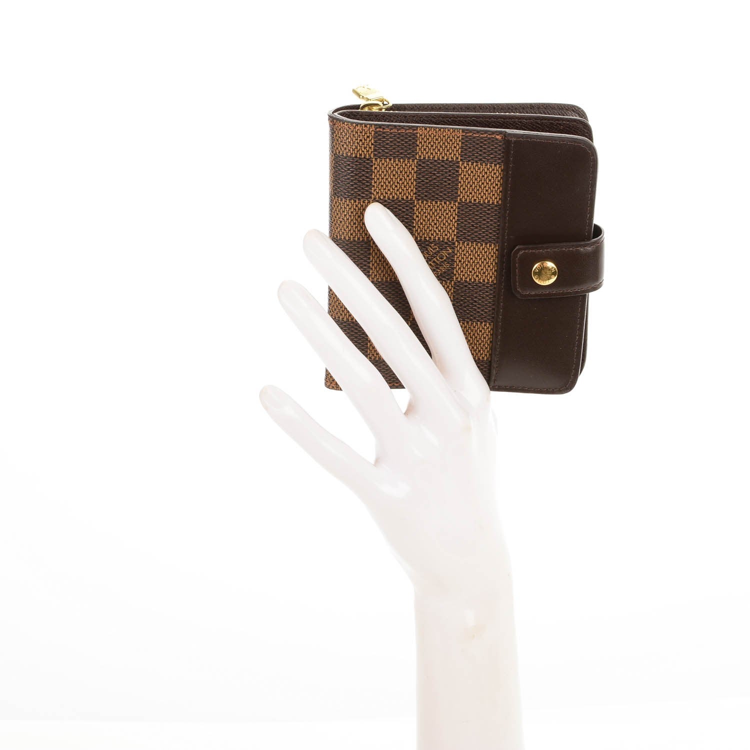 Louis Vuitton Damier Ebene Zippe Zipped Compact Wallet 2 of 7