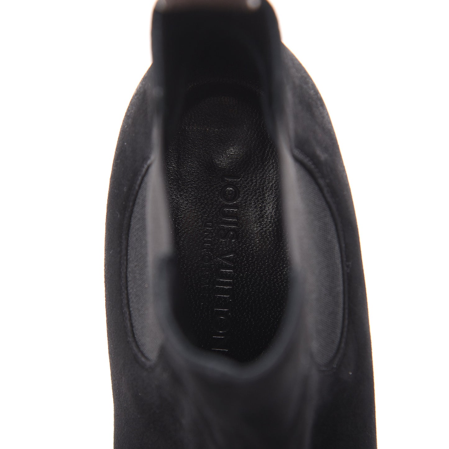 Suede Monogram Uniformes Cap Toe Chelsea 75mm Ankle Boots 37 Black