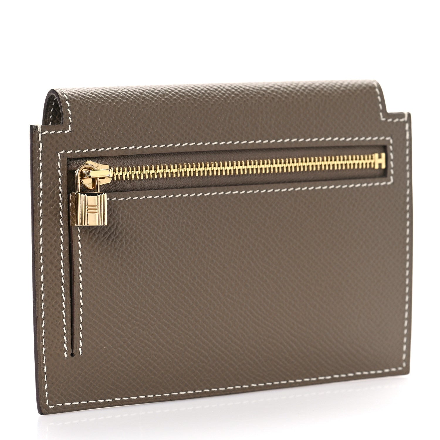 Hermes Epsom Kelly Pocket Compact Wallet Etoupe 3 of 9