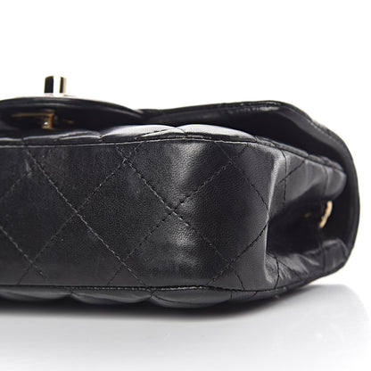 Chanel Lambskin Quilted Extra Mini Rectangular Flap Black 11 of 13