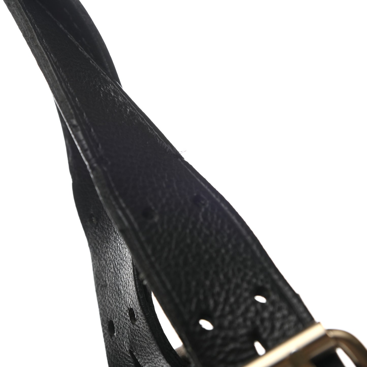 Nylon Studded Shoulder Bag Black