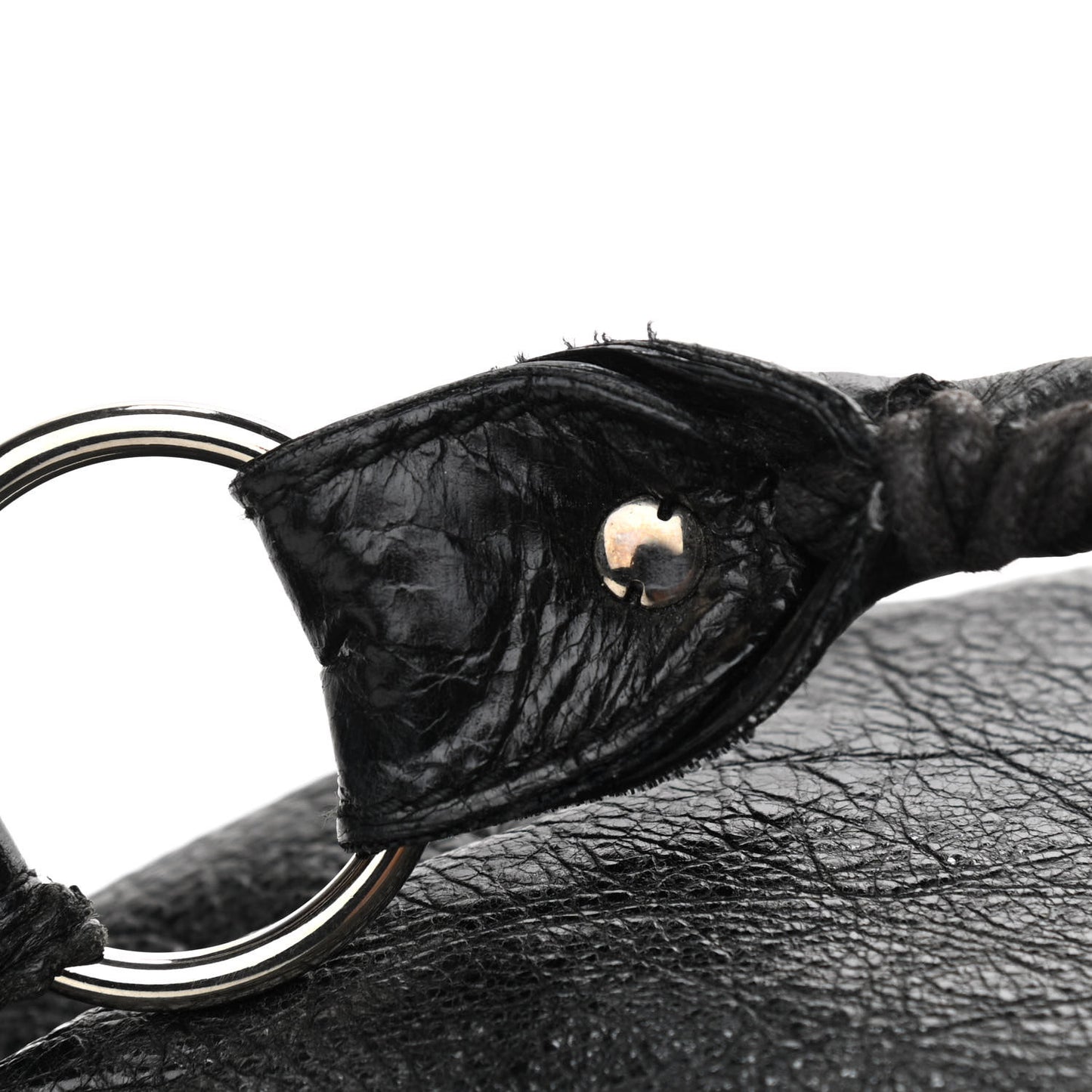 Agneau Giant Brogues Hardware Day Hobo Black