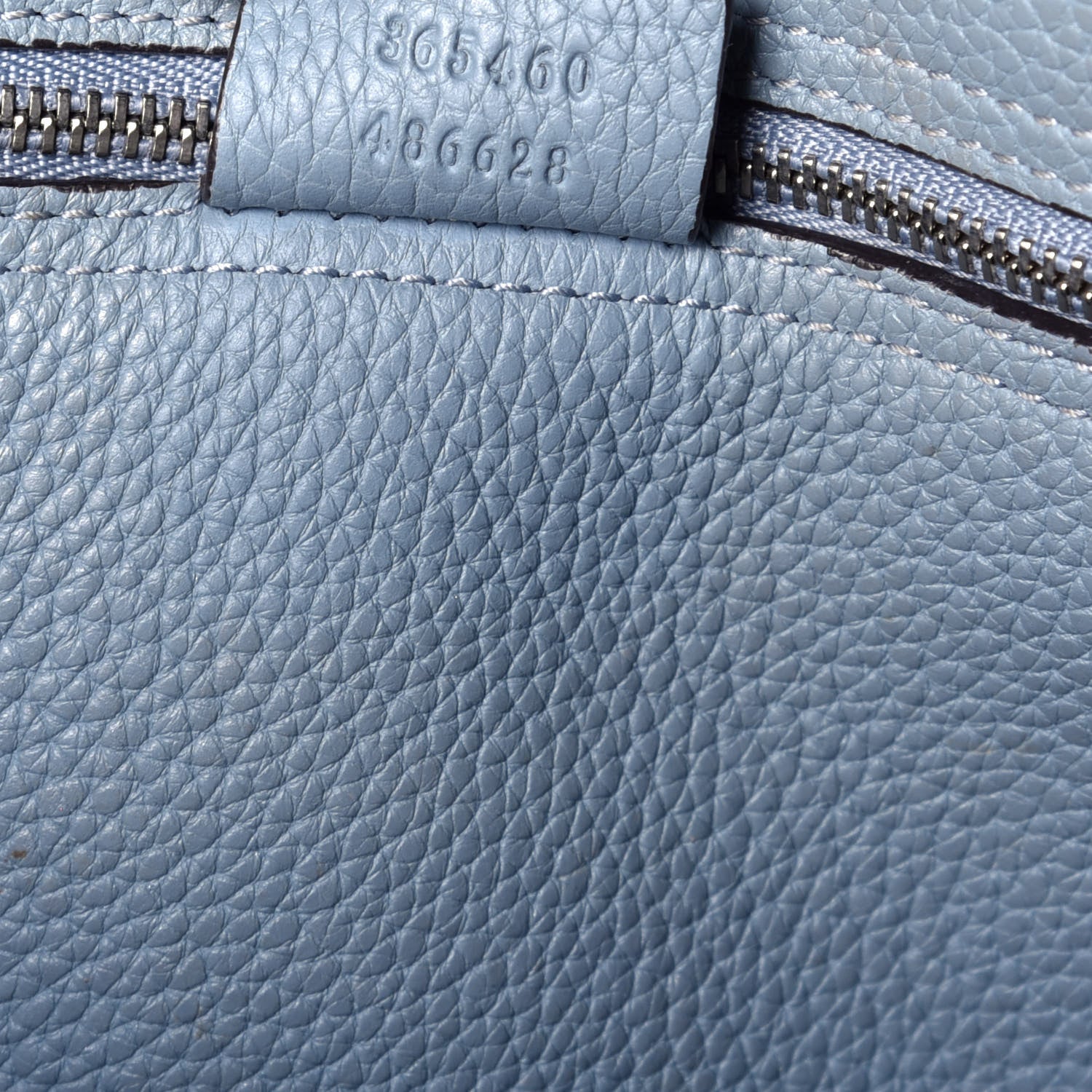Gucci Soft Calfskin Small Jackie Top Handle Bag Light Blue 8 of 11
