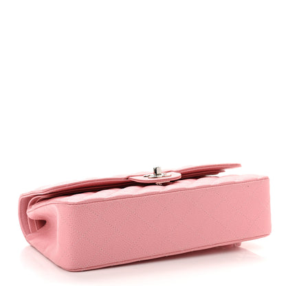Chanel Caviar Quilted Medium Double Flap Pink 3 of 10