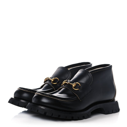 Gucci Cordovan Lux Mens Harald Horsebit Ankle Boots 8 Black 6 of 27