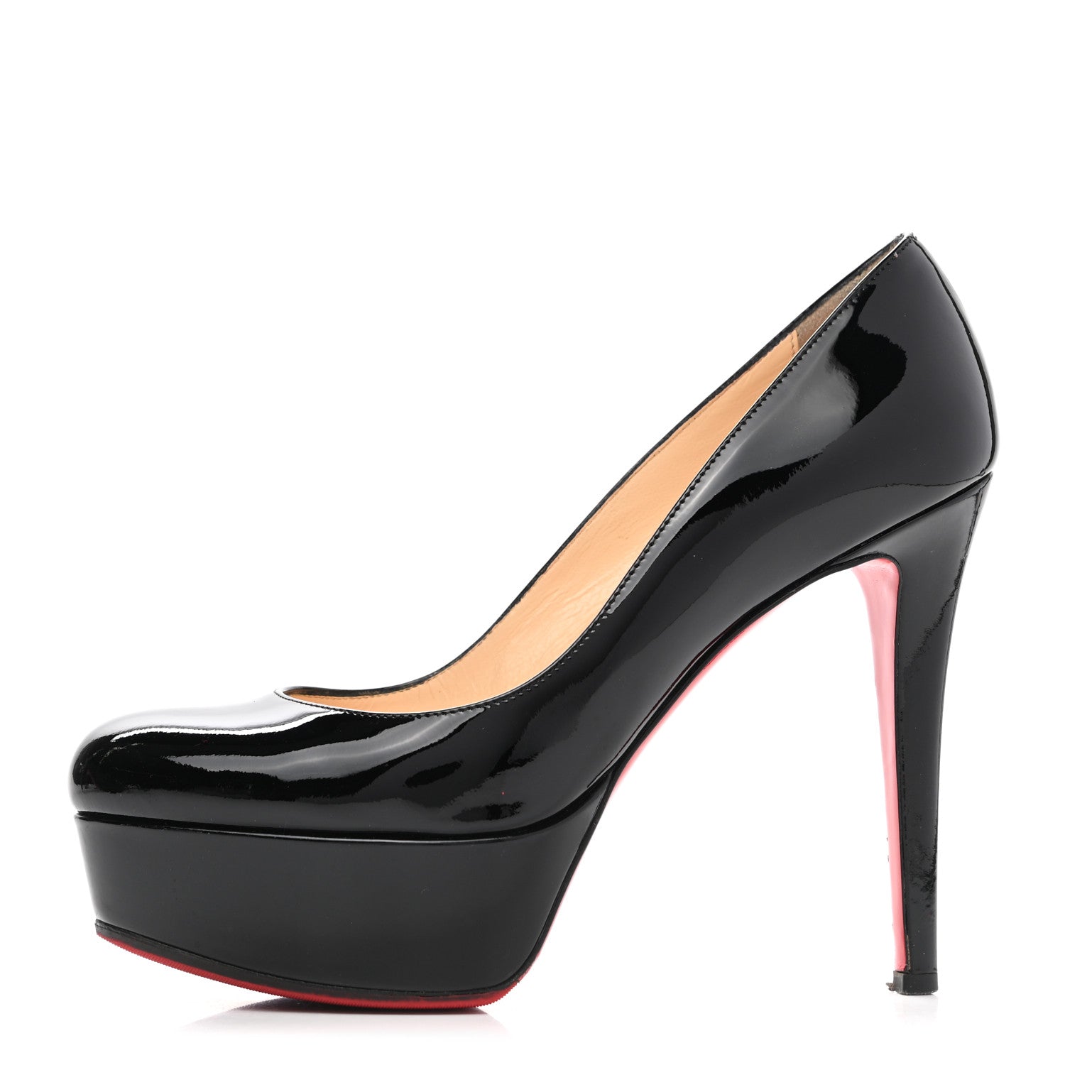 Christian Louboutin Patent Bianca 140 Pumps 37 Black 1 of 15