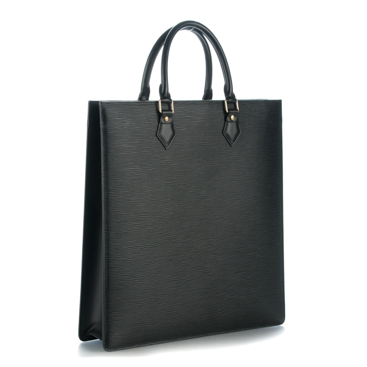 Louis Vuitton Epi Sac Plat GM Black 3 of 6