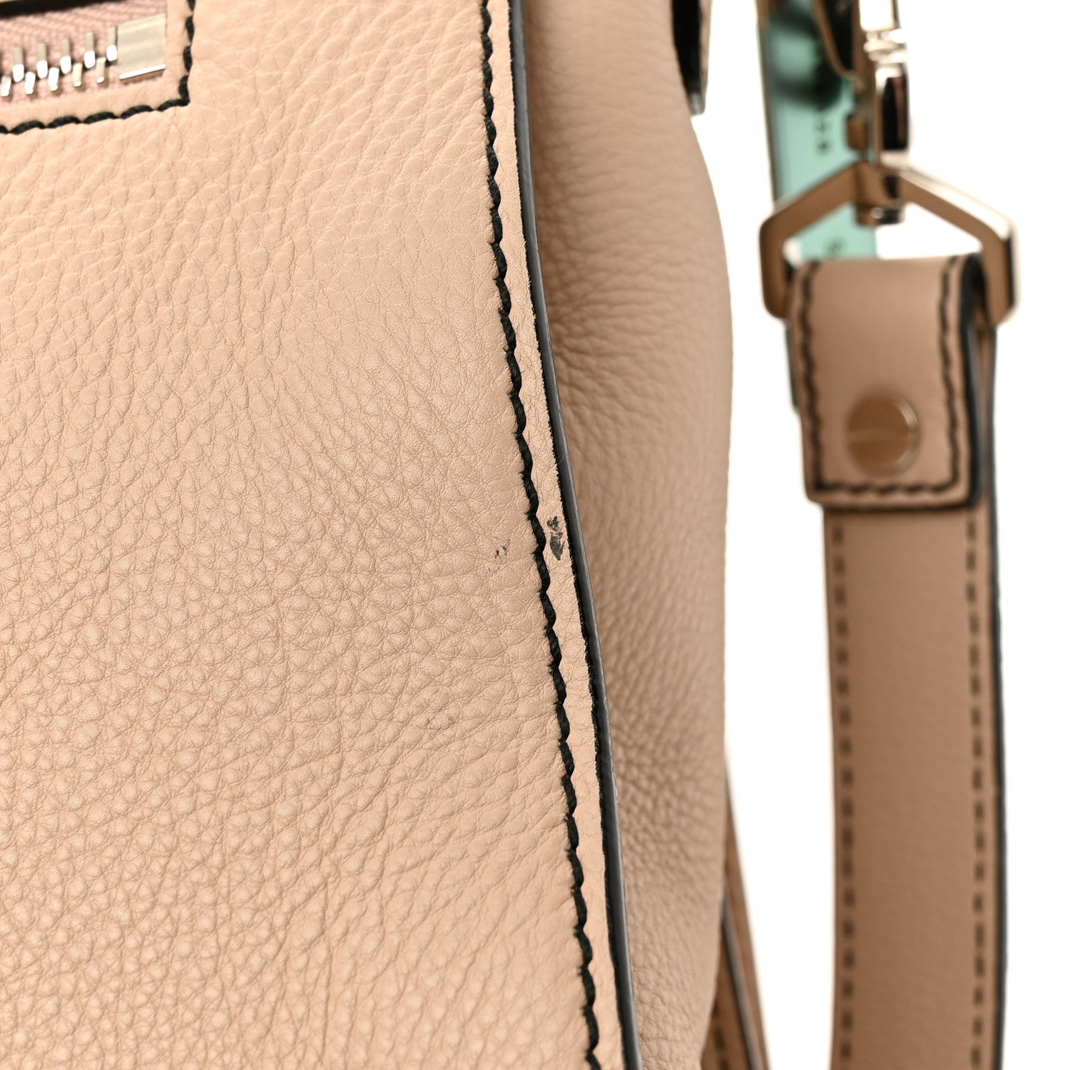 Proenza Schouler Grained Calfskin Medium Contrast Stitch PS1 Satchel Sand 12 of 12