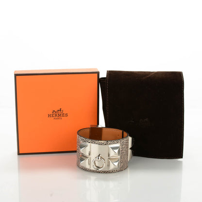 Hermes Lizard Collier De Chien CDC Bracelet S Ombre 7 of 7