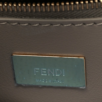 Fendi Calfskin Woven Mini Peekaboo Iconic Satchel Tortora 6 of 10