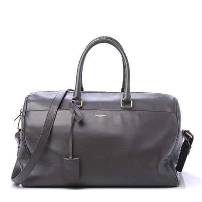 Saint Laurent Calfskin Classic Duffle 12 Earth 1 of 14